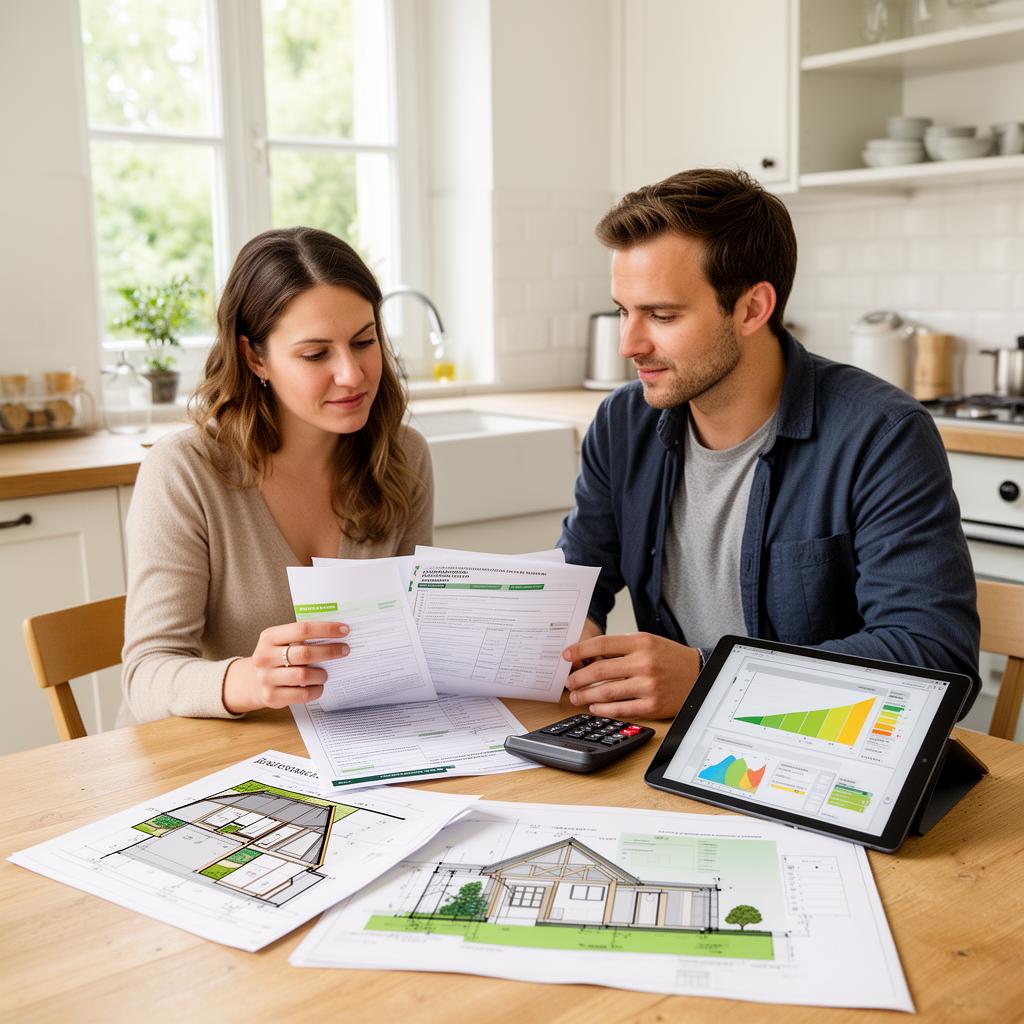 Famille française célébrant leur rénovation — Éco-PTZ